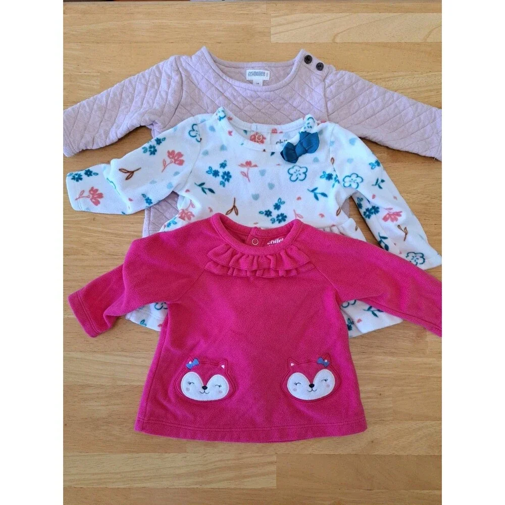 Carter's Child of Mine & Gymboree Baby Girl Clothing Lot of 3 Size 3-6 Months